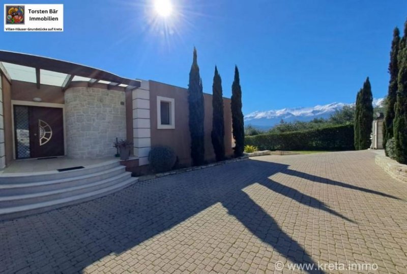 Kalives Kreta, Kalives - freistehende Villa mit Meer- und Bergblick Haus kaufen